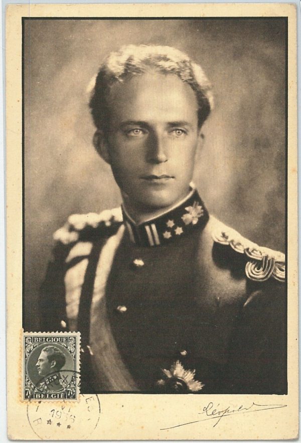 59136  -  BELGIUM - POSTAL HISTORY: MAXIMUM CARD 1936  -    ROYALTY