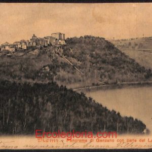 ad8450 - CARTOLINA D'EPOCA - Roma Provincia - NEMI  1903