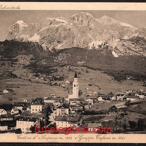 ae1148 - CARTOLINA  D'EPOCA - Belluno Provincia - Cortina d' Ampezzo