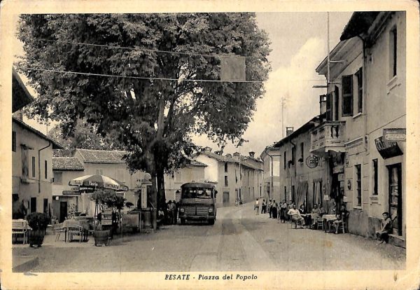ac3969 - CARTOLINA D'EPOCA - Milano Provincia - BESATE  1954