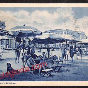 ah7241 - CARTOLINA  D'EPOCA - Pescara Città - La spiaggia