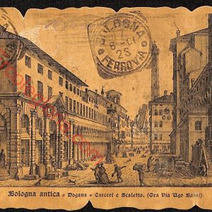 ae2385 - CARTOLINA  D'EPOCA - Bologna Città - Carceri e Scaletto