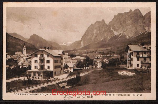 ae1154 - CARTOLINA  D'EPOCA - Belluno Provincia - Cortina d' Ampezzo