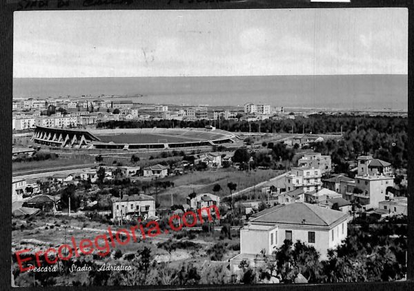 ah7258 - CARTOLINA  D'EPOCA - Pescara Città - Stadio Adriatico