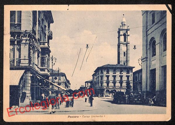 ah7262 - CARTOLINA  D'EPOCA - Pescara Città - Corso Umberto I