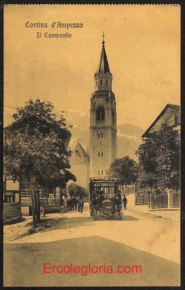 ae1158 - CARTOLINA  D'EPOCA - Belluno Provincia - Cortina d' Ampezzo
