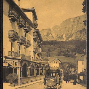 ae1163 - CARTOLINA  D'EPOCA - Belluno Provincia - Cortina d' Ampezzo