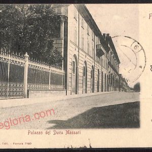 ae6087 - CARTOLINA D'EPOCA - Ferrara Città - Palazzo del Duca Massari  1901