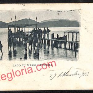 ag6660 - CARTOLINA D'EPOCA - Lucca Provincia - Lago di Massaciuccoli