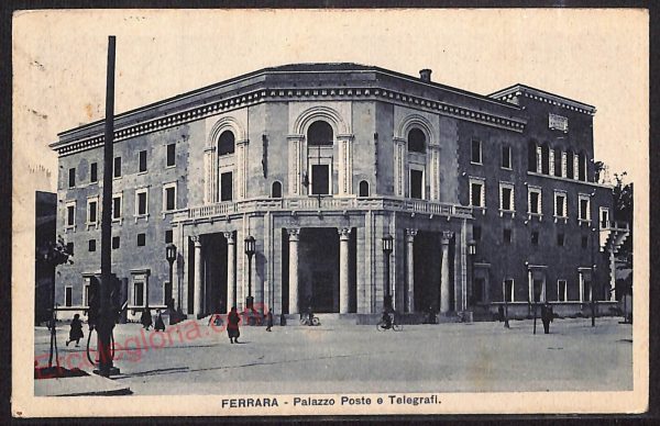 ae6092 - CARTOLINA D'EPOCA - Ferrara Città - Palazzo poste e Telegrafi  1931