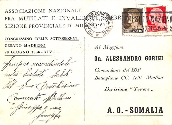 ac3977 - CARTOLINA D'EPOCA - Milano Provincia - CESANO MODERNO - immagine 2