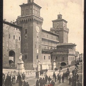 ae6093 - CARTOLINA D'EPOCA - Ferrara Città - Castello Estense