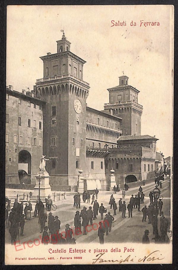 ae6093 - CARTOLINA D'EPOCA - Ferrara Città - Castello Estense