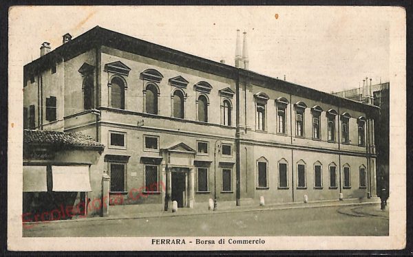 ae6094 - CARTOLINA D'EPOCA - Ferrara Città - Borsa di Commercio  1932