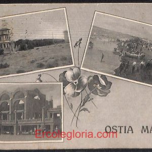 ad8492 - CARTOLINA D'EPOCA - Roma Provincia - Ostia  1927