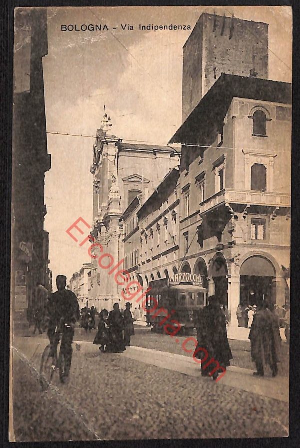 ae2403 - CARTOLINA  D'EPOCA - Bologna Città - Via Indipendenza
