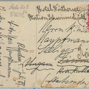 75297- AUSTRIAN Levant - Postal History - POSTCARD from RHODUS 1909 Greece