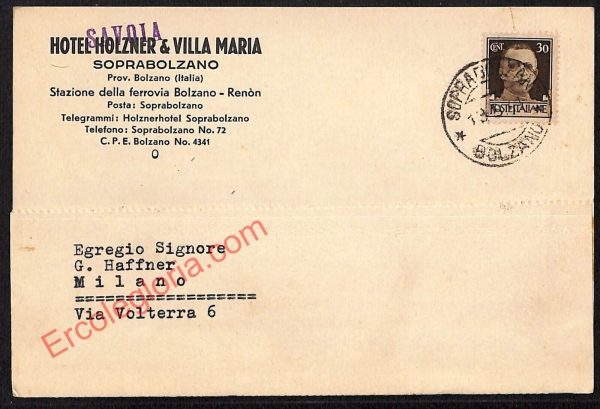 ae4003 - CARTOLINA  D'EPOCA - Bolzano Provincia - Soprabolzano