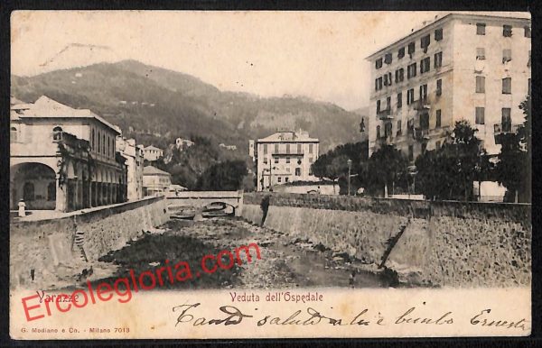 ai5207 - CARTOLINA D'EPOCA - Savona Provincia - Varazze