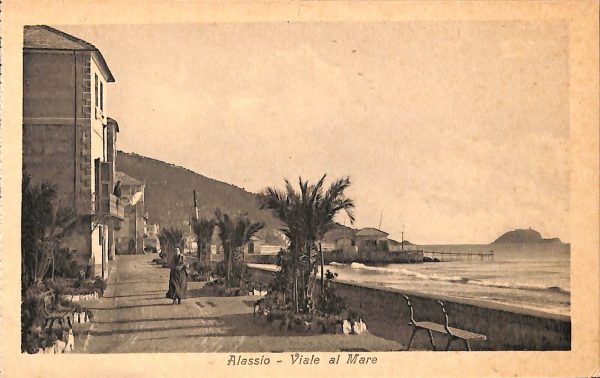 ab7249 -  CARTOLINA  D'EPOCA - Savona Provincia - ALASSIO