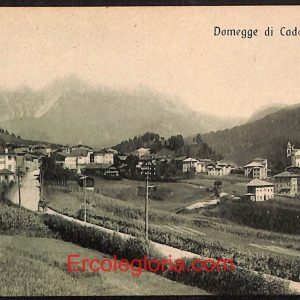 ae1185 - CARTOLINA  D'EPOCA - Belluno Provincia - Domegge di Cadore
