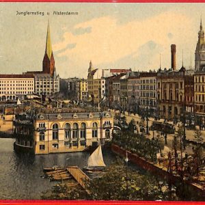 aa7487 - Ansichtskarten VINTAGE POSTCARD: Deutschland GERMANY - HAMBURG Jungfern