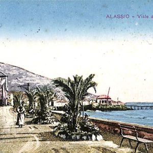 ab7252 -  CARTOLINA  D'EPOCA - Savona Provincia - ALASSIO