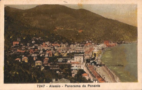 ab7256 -  CARTOLINA  D'EPOCA - Savona Provincia - ALASSIO
