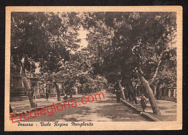 ah7273 - CARTOLINA  D'EPOCA - Pescara Città - Viale Regina Margherita