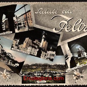 ae1190 - CARTOLINA  D'EPOCA - Belluno Provincia - Feltre