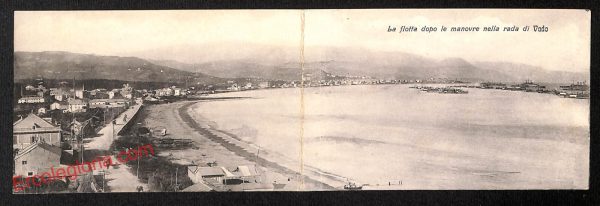 ai5224 - DOPPIA CARTOLINA D'EPOCA - Savona Provincia - Vado