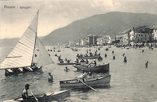 ab7263 -  CARTOLINA  D'EPOCA - Savona Provincia - ALASSIO