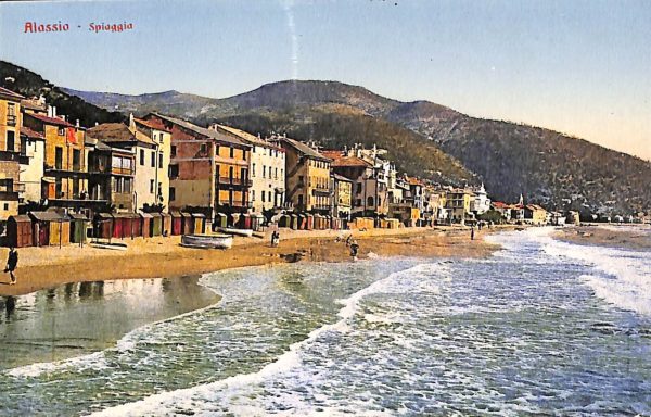ab7266 -  CARTOLINA  D'EPOCA - Savona Provincia - ALASSIO
