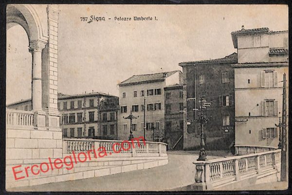 ai5261 - CARTOLINA D'EPOCA - Siena Città - Palazzo Umberto I
