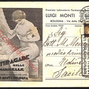 ae2414 - CARTOLINA  D'EPOCA - Bologna Città - Luigi Monti - Fosfoferriodina