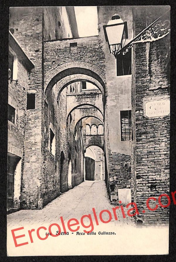 ai5263 - CARTOLINA D'EPOCA - Siena Città - Arco della Galluzza