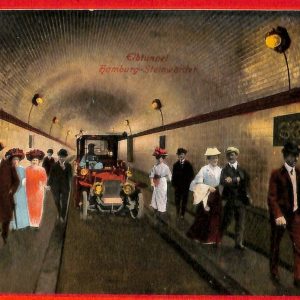 aa7484 - Ansichtskarten VINTAGE POSTCARD: Deutschland GERMANY - HAMBURG  Elbtunn