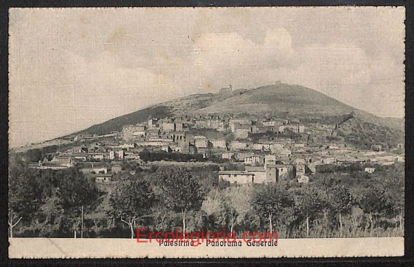 ad8512 - CARTOLINA D'EPOCA - Roma Provincia - Palestrina  1910