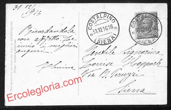 ai5271 - CARTOLINA D'EPOCA - Siena Città