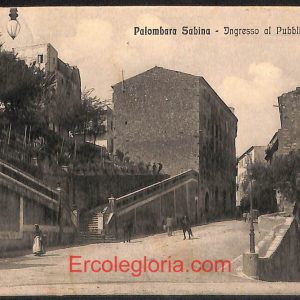ad8521 - CARTOLINA D'EPOCA - Roma Provincia - Palombara Sabina  1916