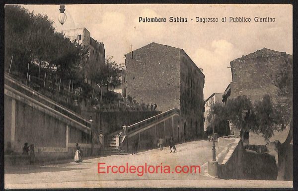 ad8521 - CARTOLINA D'EPOCA - Roma Provincia - Palombara Sabina  1916