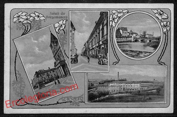ah3970 - CARTOLINA D'EPOCA - Novara Provincia - Borgomanero