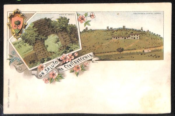 ad0496 - CARTOLINA  D'EPOCA  - Roma Provincia - Civitavecchia  1900