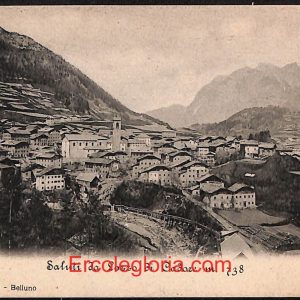 ae1212 - CARTOLINA  D'EPOCA - Belluno Provincia - Lozzo di Cadore  1909
