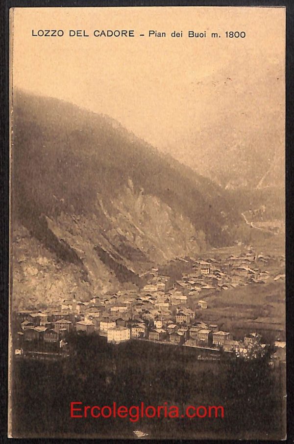 ae1213 - CARTOLINA  D'EPOCA - Belluno Provincia - Lozzo di Cadore