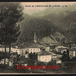 ae1219 - CARTOLINA  D'EPOCA - Belluno Provincia - Lorenzago di Cadore