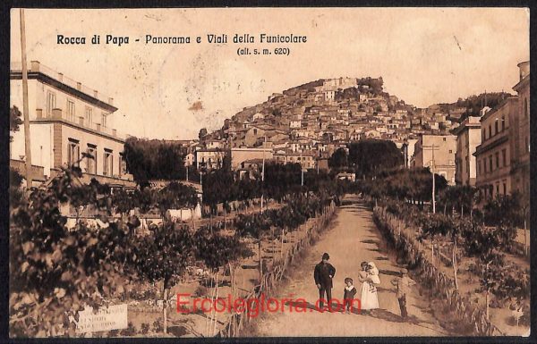 ad8540 - CARTOLINA D'EPOCA - Roma Provincia - Rocca di Papa  1916