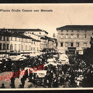 ai0827 - CARTOLINA D'EPOCA - Rimini Città - Piazza Giulio Cesare