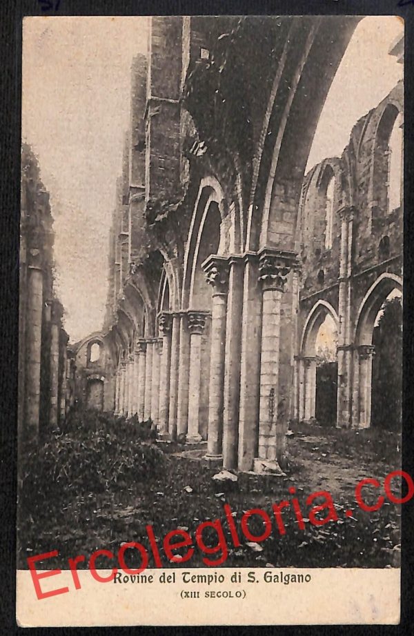 ai5283 - CARTOLINA D'EPOCA - Siena Città - Rovine del Tempio di San Galgano