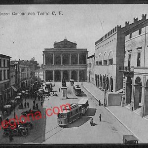 ai0828 - CARTOLINA D'EPOCA - Rimini Città - Teatro Vittorio Emanuele